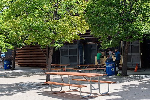 JESSE BOILY  / WINNIPEG FREE PRESS
Bijou Park will be opening on Monday. Located in front of the RRC Paterson Global foods building between The Cube and Main St. Thursday, Aug. 6, 2020.
Reporter: Ben Sigurdson