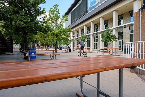 JESSE BOILY / WINNIPEG FREE PRESS
Bijou Park will be opening on Monday. Located in front of the RRC Paterson Global foods building between The Cube and Main St. Thursday, Aug. 6, 2020.
Reporter: Ben Sigurdson