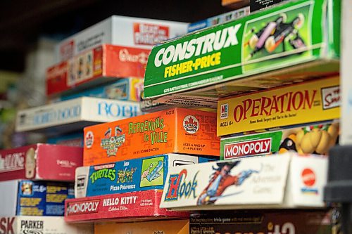 Mike Sudoma / Winnipeg Free Press
Some of Nathan Finlaysons board games in his massive collection of toys and memorabilia.
August 7, 2020