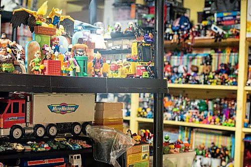 Mike Sudoma / Winnipeg Free Press
All kinds of toys, and figurines the shelves of Nathan Finlaysons basement laundry room, creating a real sense of nostalgia.
 August 7, 2020