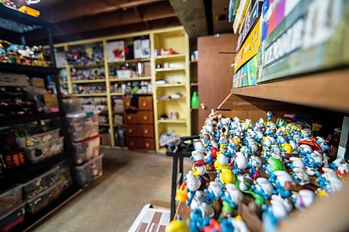Mike Sudoma / Winnipeg Free Press
All kinds of toys, and figurines the shelves of Nathan Finlaysons basement laundry room, creating a real sense of nostalgia.
 August 7, 2020