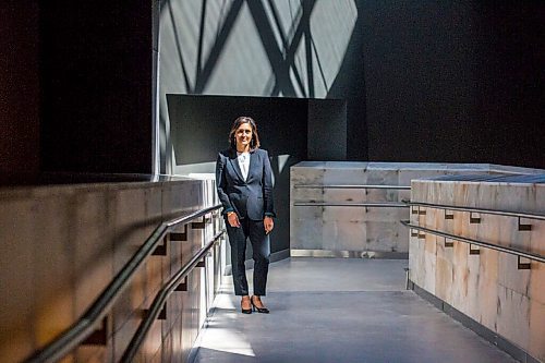 MIKAELA MACKENZIE / WINNIPEG FREE PRESS

The new CEO of the Canadian Museum for Human Rights, Isha Khan, poses for a portrait at the museum in Winnipeg on Monday, Aug. 10, 2020.
Winnipeg Free Press 2020.