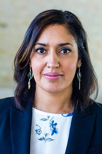 MIKAELA MACKENZIE / WINNIPEG FREE PRESS

The new CEO of the Canadian Museum for Human Rights, Isha Khan, poses for a portrait at the museum in Winnipeg on Monday, Aug. 10, 2020.
Winnipeg Free Press 2020.