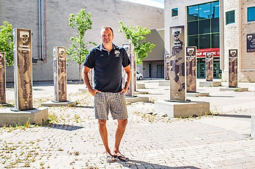 MIKAELA MACKENZIE / WINNIPEG FREE PRESS

Arnd Ludwig, new Bisons mens volleyball coach, poses for a portrait outside of the Investors Group Athletic Centre in Winnipeg on Tuesday, Aug. 11, 2020. For Taylor Allen.
Winnipeg Free Press 2020.