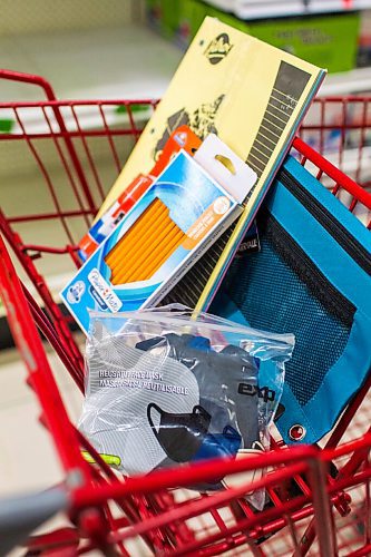 MIKAELA MACKENZIE / WINNIPEG FREE PRESS

Non-medical face masks with school supplies for a photo illustration in Winnipeg on Wednesday, Aug. 12, 2020. For Maggie Macintosh story.
Winnipeg Free Press 2020.