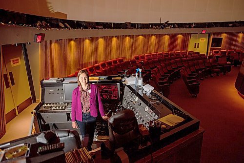 JESSE BOILY / WINNIPEG FREE PRESS
Nicole Desautels, a science communicator, shows displays some of the solar system at the planetarium on Wednesday, Aug. 12, 2020. The planetarium will be opening to the public on Thursday. 
Reporter: Standup