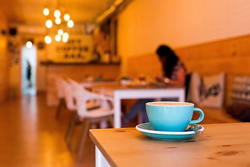 MIKAELA MACKENZIE / WINNIPEG FREE PRESS

A cappuccino at Joy Coffee Bar in Charleswood in Winnipeg on Friday, Aug. 14, 2020. For Alison Gilmour story.
Winnipeg Free Press 2020.