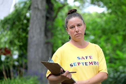 RUTH BONNEVILLE / WINNIPEG FREE PRESS

Local - VIRUS SCHOOLS FOLO

Photo of  Melissa Bowman Wilson, mother of two (entering Grade 5 & 8) with her clipboard outside her Wolseley home Friday.  She is considering taking kids out of public school because of province's lack of a response, funding for schools

VIRUS SCHOOLS FOLO: A collective of concerned parents and teachers has launched Safe September MB to call on the province to listen to the collective's eight demands.  

Demands are: a remote learning option for all students, class sizes small enough to support physical distancing, mandatory mask use for all, ventilation assessments in schools, paid sick leave for division staff for COVID-19 related reasons, remote working option for school staff where possible, reinstatement of the 14-day self-isolation for all non-essential non-Manitobans, hiring additional supply teachers/EAs. 

Maggie Macintosh
Education Reporter - Winnipeg Free Press

 Aug 14th, 2020