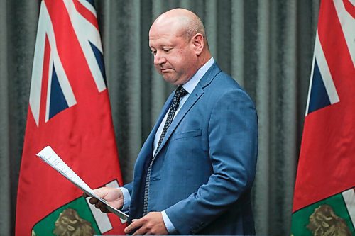 RUTH BONNEVILLE / WINNIPEG FREE PRESS

Local - COVID update at Leg

Photos of Chef Provincial Public  Health Officer, Dr. Brent Roussin, holds press conference at the Legislative Building with COVID updates on Friday. 

 Aug 14th, 2020