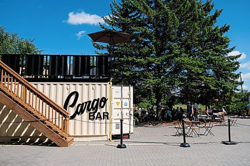 Daniel Crump / Winnipeg Free Press. Cargo Bar is a shipping container converted into a pop-up bar located in Assiniboine Park. August 15, 2020.