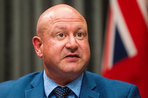 MIKAELA MACKENZIE / WINNIPEG FREE PRESS

Dr. Brent Roussin, chief provincial public health officer, speaks to the media during a COVID-19 update at the Manitoba Legislative Building in Winnipeg on Monday, Aug. 17, 2020. For Carol Sanders story.
Winnipeg Free Press 2020.