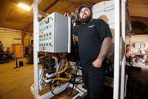 JOHN WOODS / WINNIPEG FREE PRESS
Ryan Slobodesky, shop manager at Multicrete Systems who caught COVID-19 in March, is photographed in the companys shop in Winnipeg Tuesday, August 18, 2020. 

Reporter: Gabby