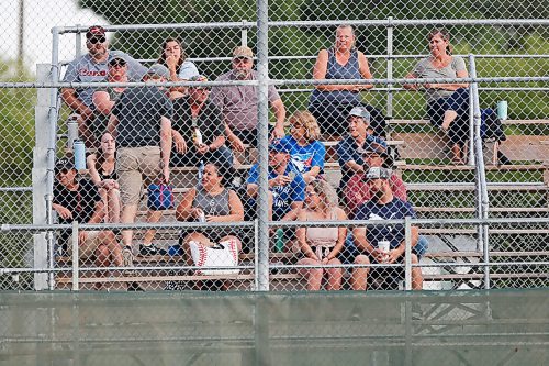 JOHN WOODS / WINNIPEG FREE PRESS
Fans watch Interlake Blue Jays and Elmwood Giants in game 3 of the Manitoba Junior Baseball League playoffs in Winnipeg Wednesday, August 19, 2020. 

Reporter: Bell