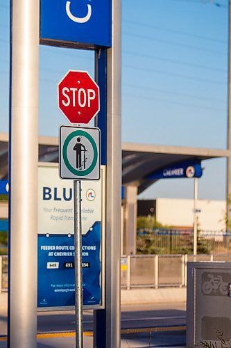 MIKAELA MACKENZIE / WINNIPEG FREE PRESS

The new Rapid Transit bike path at Chevrier Station in Winnipeg on Thursday, Aug. 20, 2020. For photo page.
Winnipeg Free Press 2020.