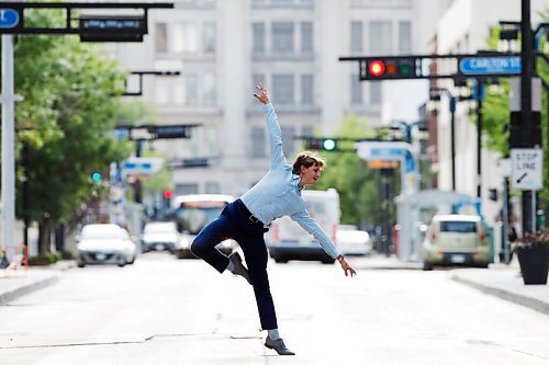 JOHN WOODS / WINNIPEG FREE PRESS
Tristan Dobrowney, former Royal Winnipeg Ballet (RWB) dancer, is photographed in Winnipeg Tuesday, August 25, 2020. Dobrowney is retiring from dance and moving on. He has enrolled at the University of Manitoba in the faculty of engineering.

Reporter: Harris