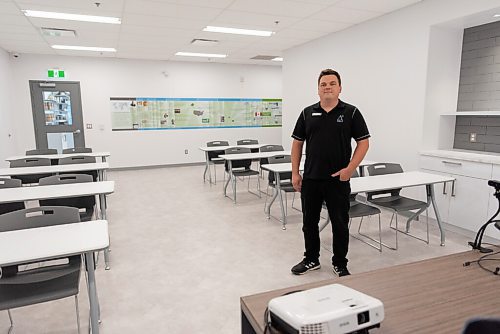 JESSE BOILY  / WINNIPEG FREE PRESS
Trevor Duncan, manager at Delta 9 cannabis store, stops for a photo at the Kenaston locations education room on Wednesday. Delta 9 has seen profits continue to rise. Wednesday, Aug. 26, 2020.
Reporter: