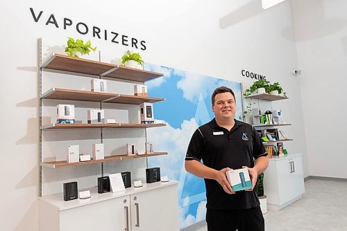 JESSE BOILY  / WINNIPEG FREE PRESS
Trevor Duncan, manager at Delta 9 cannabis store, stops for a photo at the Kenaston location on Wednesday. Delta 9 has seen profits continue to rise. Wednesday, Aug. 26, 2020.
Reporter: