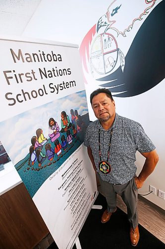 JOHN WOODS / WINNIPEG FREE PRESS
Charles Cochrane, Executive Director of Manitoba First Nations Education Resource Centre (MFNERC) is  photographed at the MFNERC in Winnipeg Thursday, August 27, 2020. First Nations are working to get their students back to class.

Reporter: Maggie