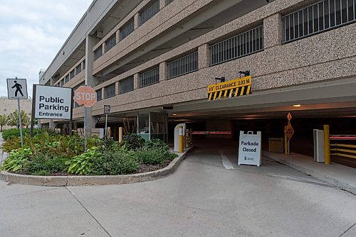 JESSE BOILY  / WINNIPEG FREE PRESS
The public parkade remains closed as the campus sees few students at the University of Manitoba as the new year of classes begin soon. Monday, Aug. 31, 2020.
Reporter: