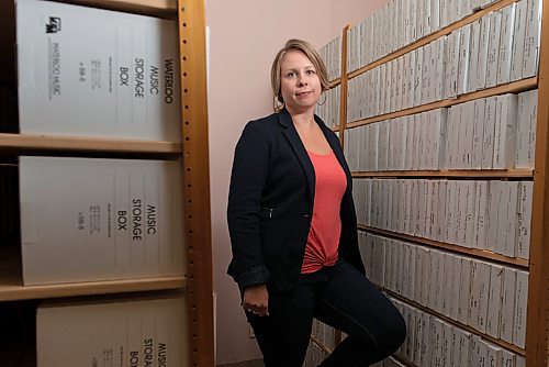 JESSE BOILY  / WINNIPEG FREE PRESS
Jenny Steinke-Magnus, execuitive director of the Manitoba Choral Association, poses for a portrait at her office on Wednesday. Wednesday, Sept. 2, 2020.
Reporter: Eva Wasney