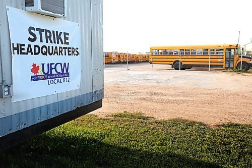 RUTH BONNEVILLE / WINNIPEG FREE PRESS

Local - School  Bus Drivers Strike

Photos of line of school buses at Winnipeg One School Transport location, at 1810 Selkirk Avenue, for story on school bus driver strike. 

Info from press release: As of 7:00 am on Tuesday, September 8, 2020, the Winnipeg School Bus Drivers are on strike. Picket Location: 1810 Selkirk Avenue. Picket Times: 7am  5pm (as of Wednesday, September 9, 2020)

Note: There were no picketers at strike location at (1810 Selkirk Avenue) time of photos but there was a strike trailer parked on the boulevard.  


Sept 8th, 2020