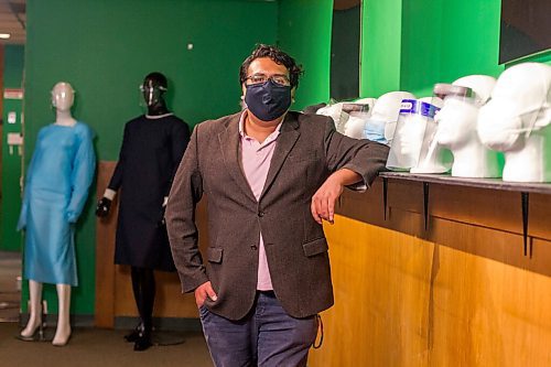 MIKAELA MACKENZIE / WINNIPEG FREE PRESS

Josh Giesbrecht, president of Exchange PPE, poses for a portrait in the new wholesale personal protective equipment business in Winnipeg on Tuesday, Sept. 8, 2020. For Temur Durrani story.
Winnipeg Free Press 2020.