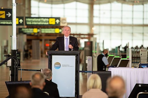 Mike Sudoma / Winnipeg Free Press
Barry Rempel, President and CEO of the Winnipeg Airport Authority, touches on the devastating Boeing 737s crash from last March during the airports AGM Wednesday morning
September 9, 2020