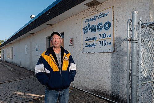 JESSE BOILY  / WINNIPEG FREE PRESS
Murray Cunningham, president at the  Varsity View Community Centre which hasnt seen any socials this year, stands outside the community centre on Wednesday. Wednesday, Sept. 9, 2020.
Reporter: