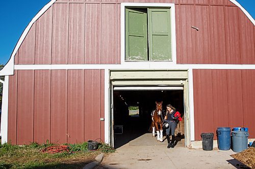 MIKE DEAL / WINNIPEG FREE PRESS
Equestrian rider Ariana Chia and her competition horse, Fiderflame, at Meadow Greens Stables. She is gearing up for a winter season on the Grand Prix that could vault her onto the Olympic team.
See Jason Bell story
200911 - Friday, September 11, 2020.