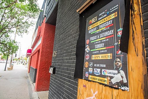 MIKAELA MACKENZIE / WINNIPEG FREE PRESS

Ibex restaurant and lounge, which has been fined for using hookahs, on Sargent in Winnipeg on Tuesday, Sept. 15, 2020. 
Winnipeg Free Press 2020.