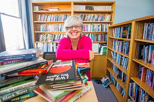 MIKAELA MACKENZIE / WINNIPEG FREE PRESS

Thin Air director Charlene Diehl poses for a portrait in her book-filled office at Artspace in Winnipeg on Wednesday, Sept. 16, 2020. This year's festival is going virtual. For Ben Sigurdson story.
Winnipeg Free Press 2020.