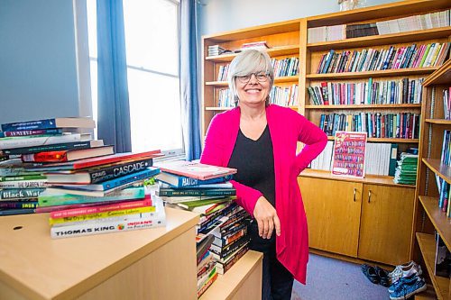 MIKAELA MACKENZIE / WINNIPEG FREE PRESS

Thin Air director Charlene Diehl poses for a portrait in her book-filled office at Artspace in Winnipeg on Wednesday, Sept. 16, 2020. This year's festival is going virtual. For Ben Sigurdson story.
Winnipeg Free Press 2020.