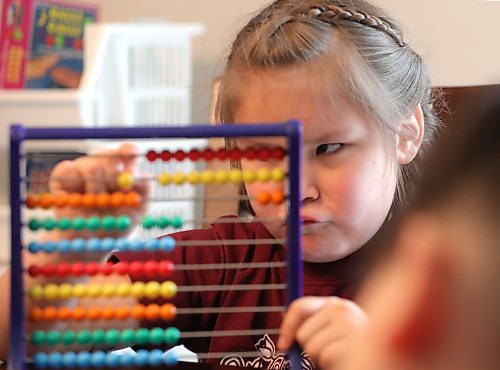 RUTH BONNEVILLE / WINNIPEG FREE PRESS

49.8 - school families

Photo of Kenny Kennedy (maroon shirt) working on a abacus onTuesday. 

Story: The Parenteaus are collaborating inside their close family bubble so their children have numerous teachers (In a way, it's both the Parenteau-Kennedy family). They've chosen to homeschool while still remaining enrolled in the Ojibwe bilingual program at Isaac Brock so they don't lose their spot. Their concerns include the health of the elders around them and their family members with diabetes and other underlying health concerns. 

Reporter - Maggie 

Sept 15th, 2020