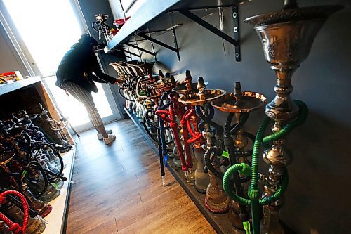 JOHN WOODS / WINNIPEG FREE PRESS
Hookahs are photographed at Arabian Dreams Restaurant and Hookah Lounge in Winnipeg Wednesday, September 16, 2020. The province is banning hookah use in restaurants

Reporter: ?