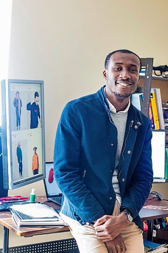 MIKAELA MACKENZIE / WINNIPEG FREE PRESS

Joshua Akom, co-founder of Thriftsome (a new online-only thrift store), poses for a portrait with the website in Winnipeg on Thursday, Sept. 17, 2020.  For Temur Durrani story.

Winnipeg Free Press 2020