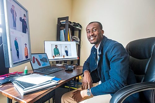 MIKAELA MACKENZIE / WINNIPEG FREE PRESS

Joshua Akom, co-founder of Thriftsome (a new online-only thrift store), poses for a portrait with the website in Winnipeg on Thursday, Sept. 17, 2020.  For Temur Durrani story.

Winnipeg Free Press 2020