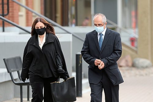 SHANNON VANRAES / WINNIPEG FREE PRESS
Convicted sex offender Amir Ravesh arrives at court for sentencing on September 18, 2020.
