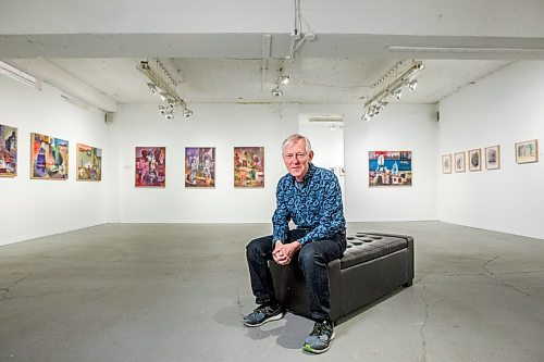 MIKAELA MACKENZIE / WINNIPEG FREE PRESS

Artist Patrick Treacy poses for a portrait at his show at the Cre8ery gallery in Winnipeg on Friday, Sept. 18, 2020.  For Al Small story.

Winnipeg Free Press 2020