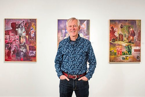 MIKAELA MACKENZIE / WINNIPEG FREE PRESS

Artist Patrick Treacy poses for a portrait at his show at the Cre8ery gallery in Winnipeg on Friday, Sept. 18, 2020.  For Al Small story.

Winnipeg Free Press 2020