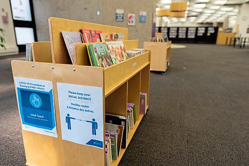 JESSE BOILY  / WINNIPEG FREE PRESS
The Millennium Library prepares for its reopening on Monday.  Libraries will reopen for browsing with some restrictions. Friday, Sept. 18, 2020.
Reporter: Joyanne