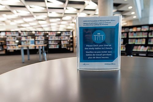 JESSE BOILY / WINNIPEG FREE PRESS
The Millennium Library prepares for its reopening on Monday. Libraries will reopen for browsing with some restrictions. Friday, Sept. 18, 2020.
Reporter: Joyanne