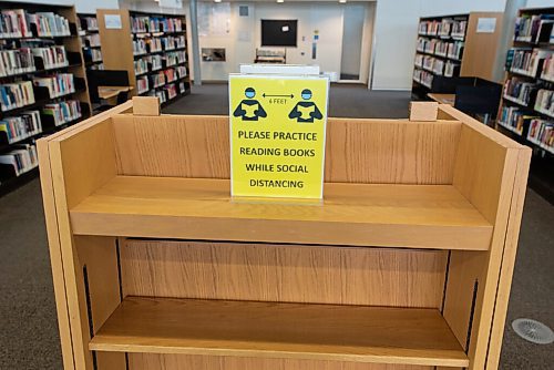 JESSE BOILY  / WINNIPEG FREE PRESS
The Millennium Library prepares for its reopening on Monday.  Libraries will reopen for browsing with some restrictions. Friday, Sept. 18, 2020.
Reporter: Joyanne