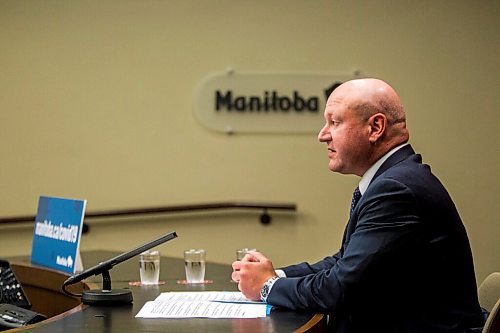 MIKAELA MACKENZIE / WINNIPEG FREE PRESS

Dr. Brent Roussin, Manitoba's chief public health officer, speaks to the media at the Manitoba Legislative Building in Winnipeg on Monday, Sept. 21, 2020.  For Carol Sanders story.

Winnipeg Free Press 2020