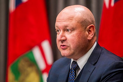 MIKAELA MACKENZIE / WINNIPEG FREE PRESS

Dr. Brent Roussin, Manitoba's chief public health officer, speaks to the media at the Manitoba Legislative Building in Winnipeg on Monday, Sept. 21, 2020.  For Carol Sanders story.

Winnipeg Free Press 2020