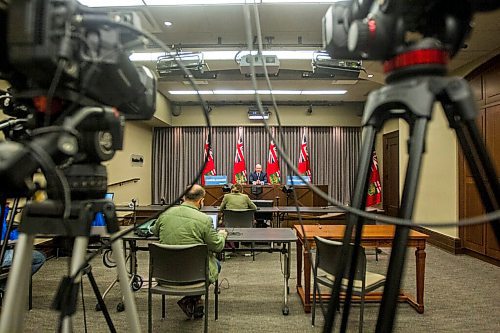 MIKAELA MACKENZIE / WINNIPEG FREE PRESS

Dr. Brent Roussin, Manitoba's chief public health officer, speaks to the media at the Manitoba Legislative Building in Winnipeg on Monday, Sept. 21, 2020.  For Carol Sanders story.

Winnipeg Free Press 2020