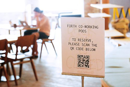 JOHN WOODS / WINNIPEG FREE PRESS
Forth in the Exchange has created co-working pods  available to their clients in their Winnipeg cafe Monday, September 21, 2020. 

Reporter: Abas