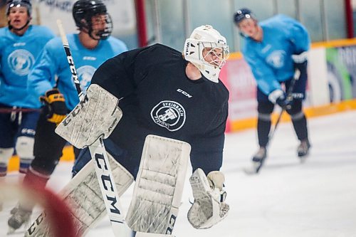 MIKAELA MACKENZIE / WINNIPEG FREE PRESS

Goalie Thomson Phinney at the Steinbach Pistons MJHL training camp at the TG Smith Centre in Steinbach on Tuesday, Sept. 22, 2020.  For Mike Sawatzky story.

Winnipeg Free Press 2020