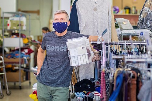 MIKAELA MACKENZIE / WINNIPEG FREE PRESS

Karl Langelotz, manager of the MCC thrift store on Selkirk avenue in Winnipeg on Tuesday, Sept. 22, 2020.  For Frances Koncan story.

Winnipeg Free Press 2020