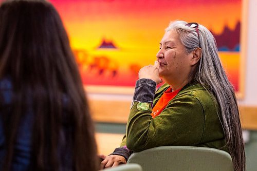 MIKAELA MACKENZIE / WINNIPEG FREE PRESS

Chickadee Richard, Anishinaabe knowledge keeper, works on a beta version of the Indigenous Minecraft they're unveiling in November in Winnipeg on Thursday, Sept. 24, 2020. For Maggie Macintosh story. 

Winnipeg Free Press 2020