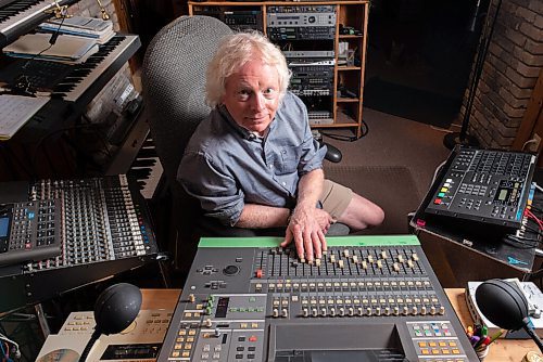 JESSE BOILY  / WINNIPEG FREE PRESS
Dan Donahue, a music producer and folk musician of the '70s, stops for a photo in his home studio on Friday. Friday, Sept. 25, 2020.
Reporter: Dave Sanderson